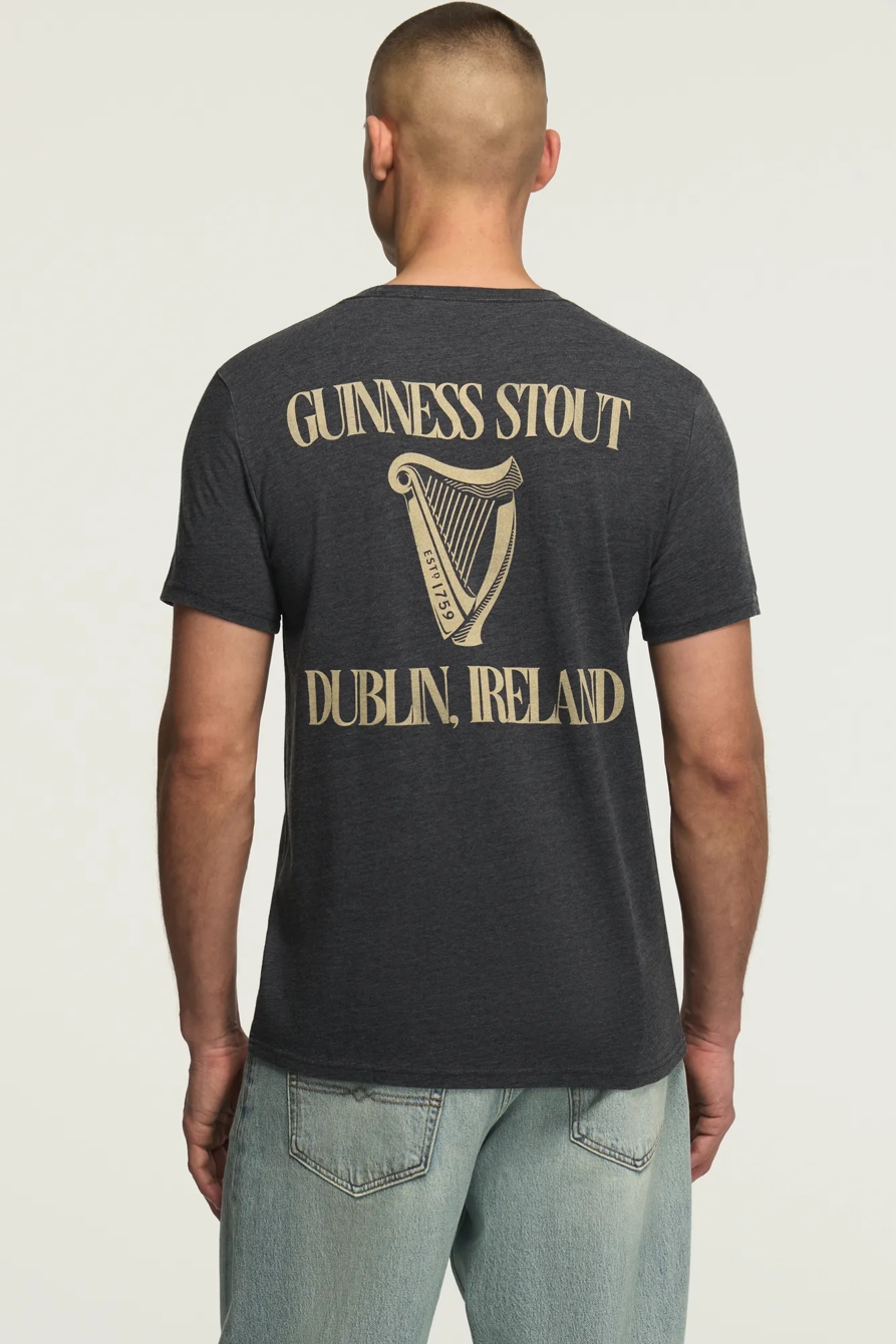 GUINNESS HARP TEE — JET BLACK — image 2