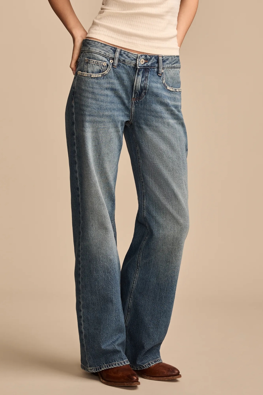 BAGGY WIDE LEG — TIMELESS COBALT WASH — image 3