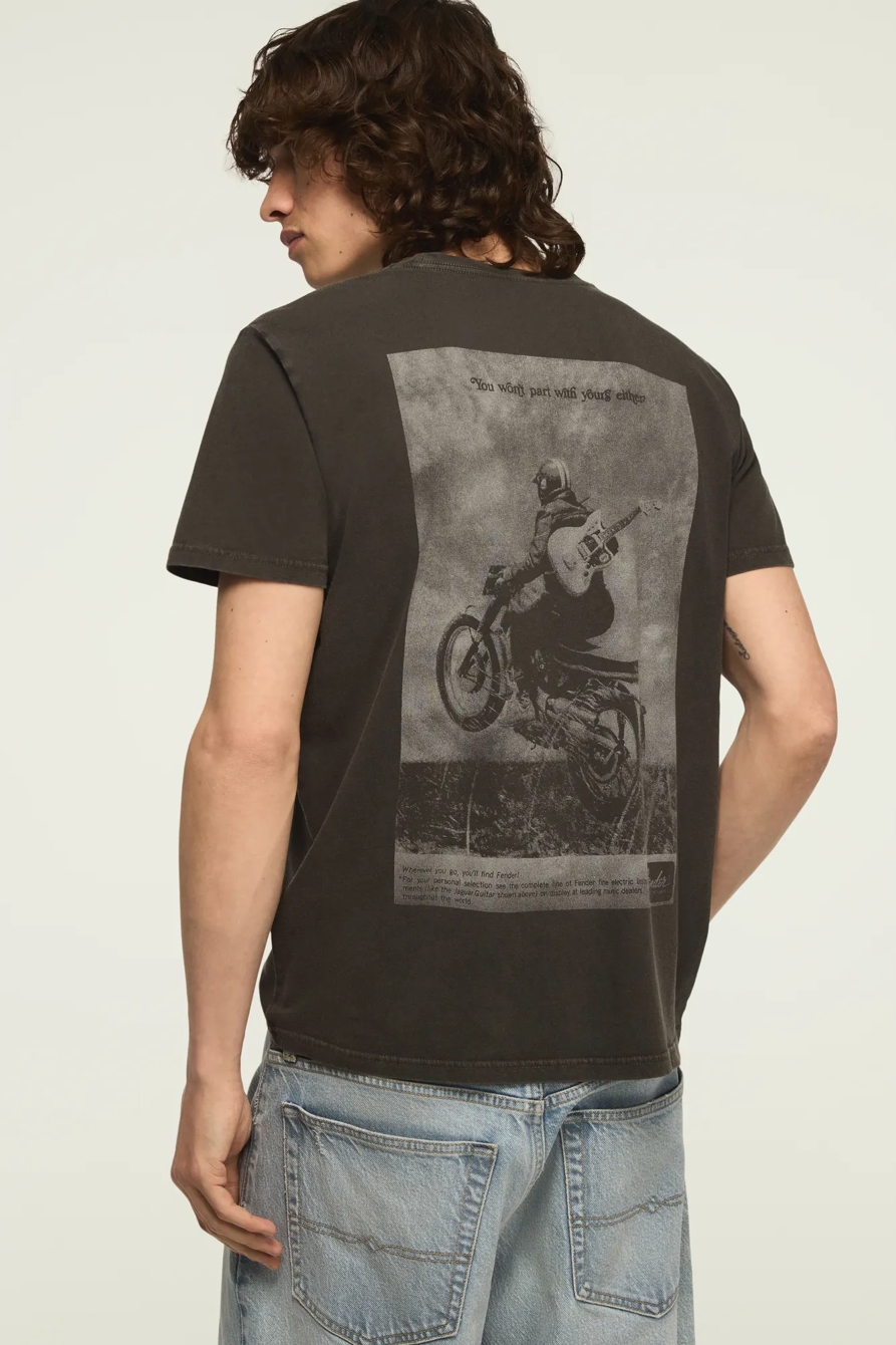 FENDER MOTO TEE — RAVEN — image 5