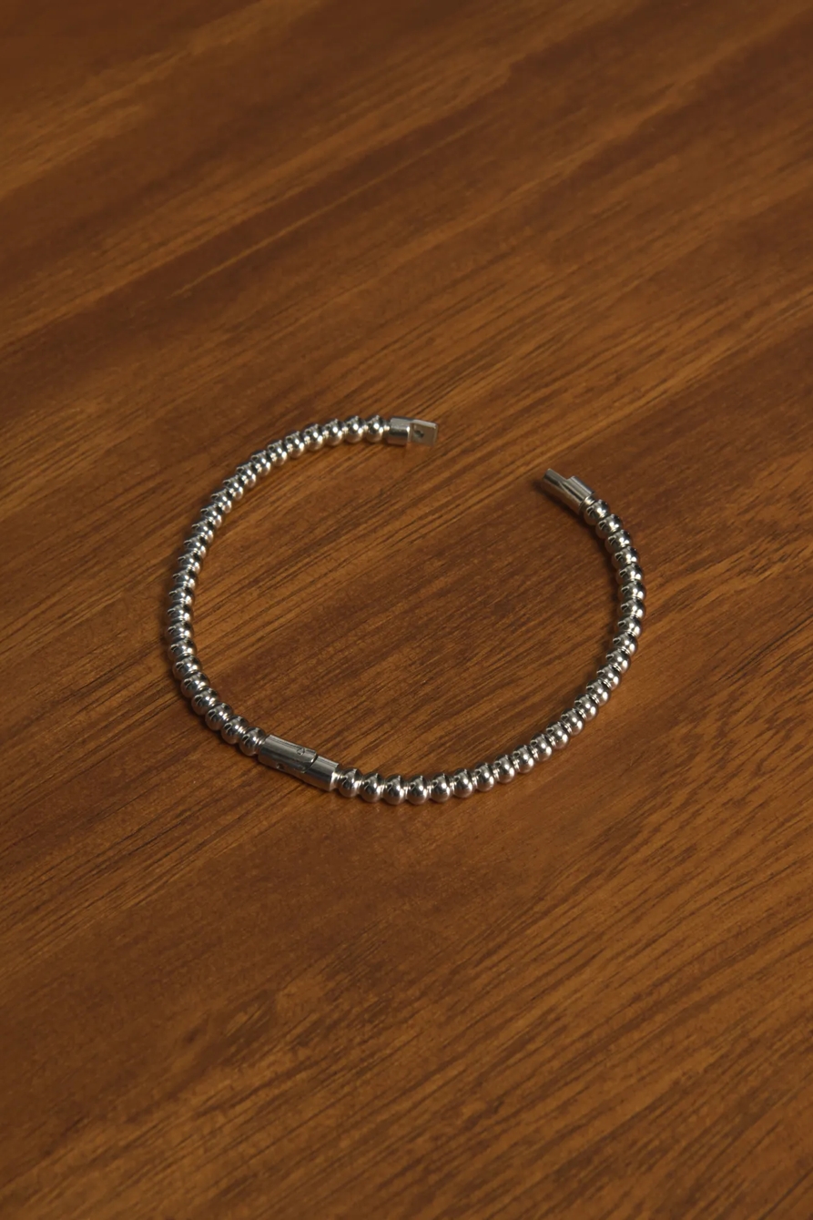 BUBBLE BANGLES — SILVER — image 2