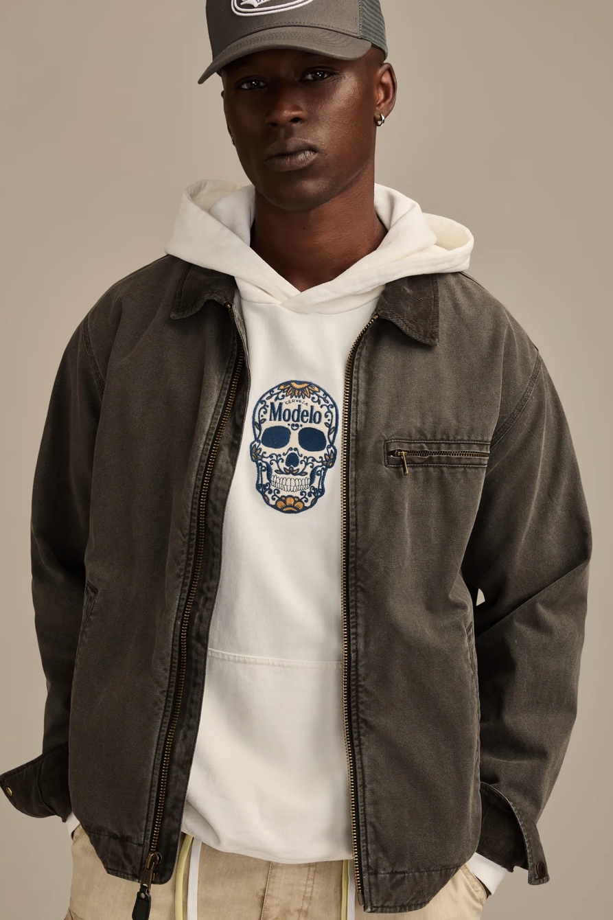 MODELO SMALL SKULL HOODIE — CLOUD DANCER — image 2