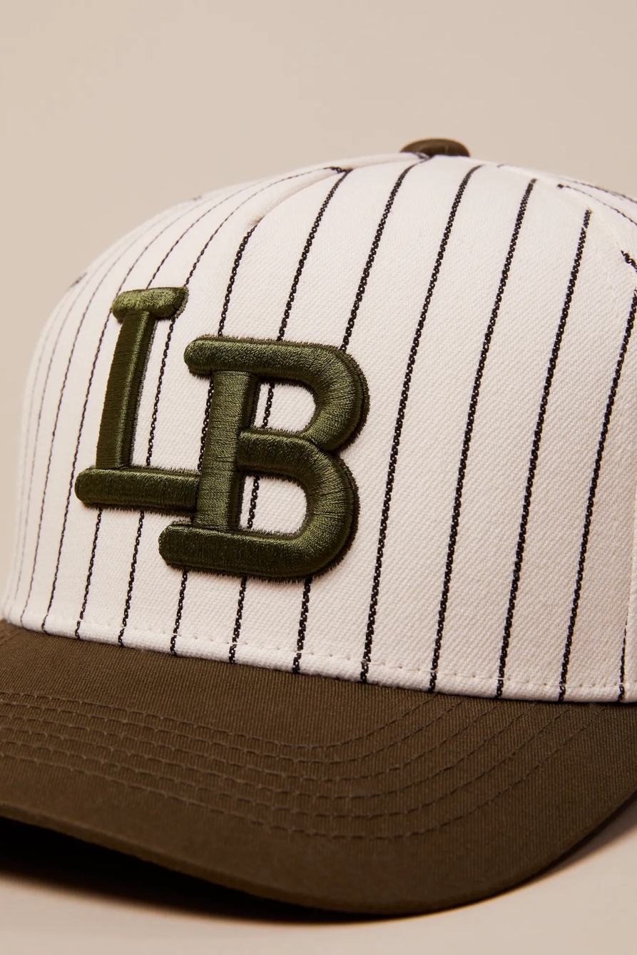 PINSTRIPE LOGO CAP — LIGHT GREEN — image 3