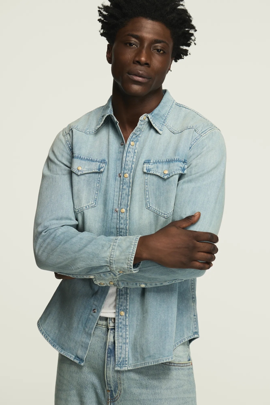 DENIM WESTERN SHIRT — OLD GLORY — image 1