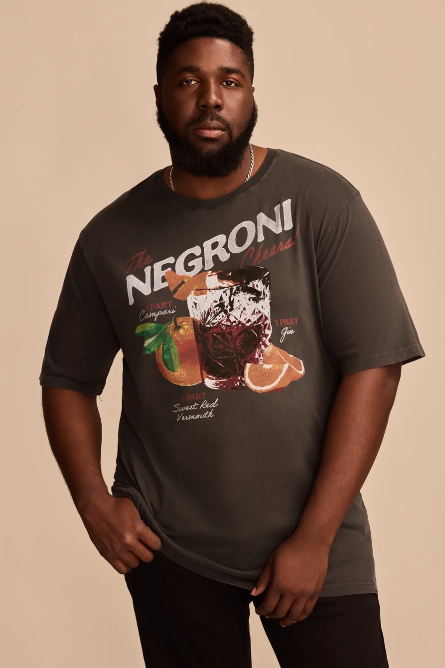 BIG & TALL NEGRONI TEE — JET BLACK — image 1