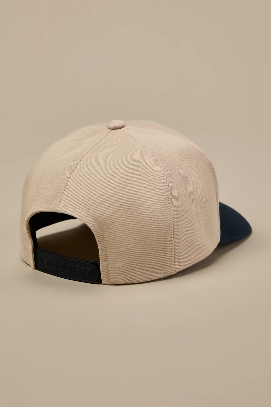 TWO TONE LUCKY CLOVER HAT — NAVY — image 2