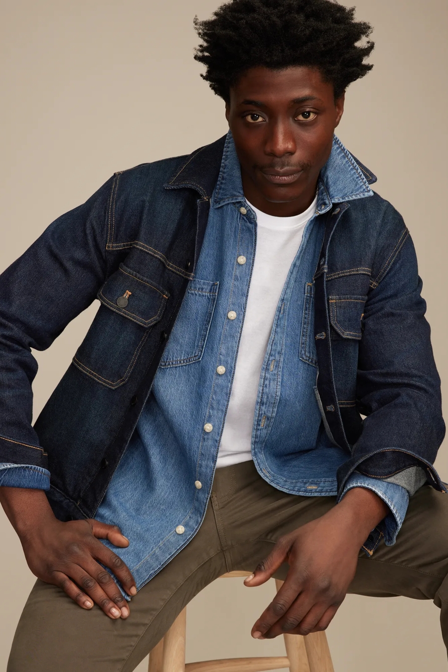 DENIM UTILITY SHIRT — HARBORVIEW — image 2