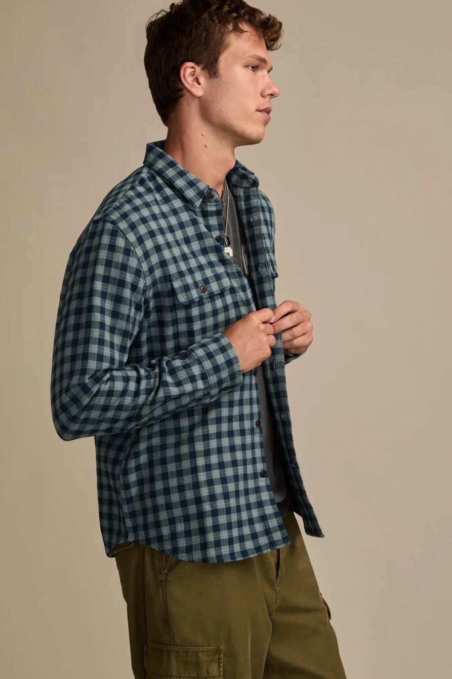 TWILL HUMBOLDT UTILITY SHIRT — GREEN MULTI — image 4