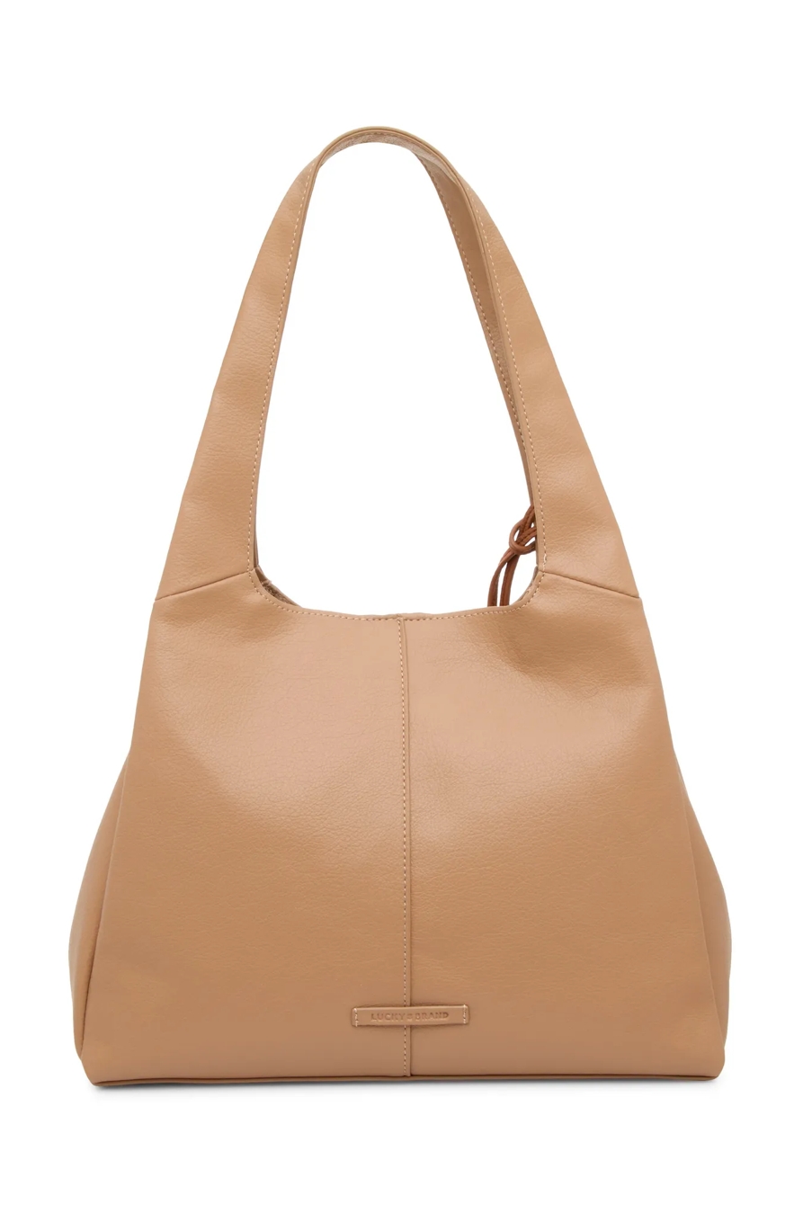 SURI VEGAN LEATHER  TOTE — BUTTERCREAM — image 2