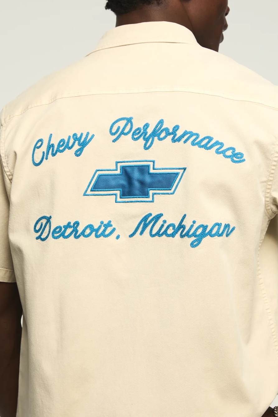CHEVY GARAGE SHIRT — SILVER BIRCH — image 3
