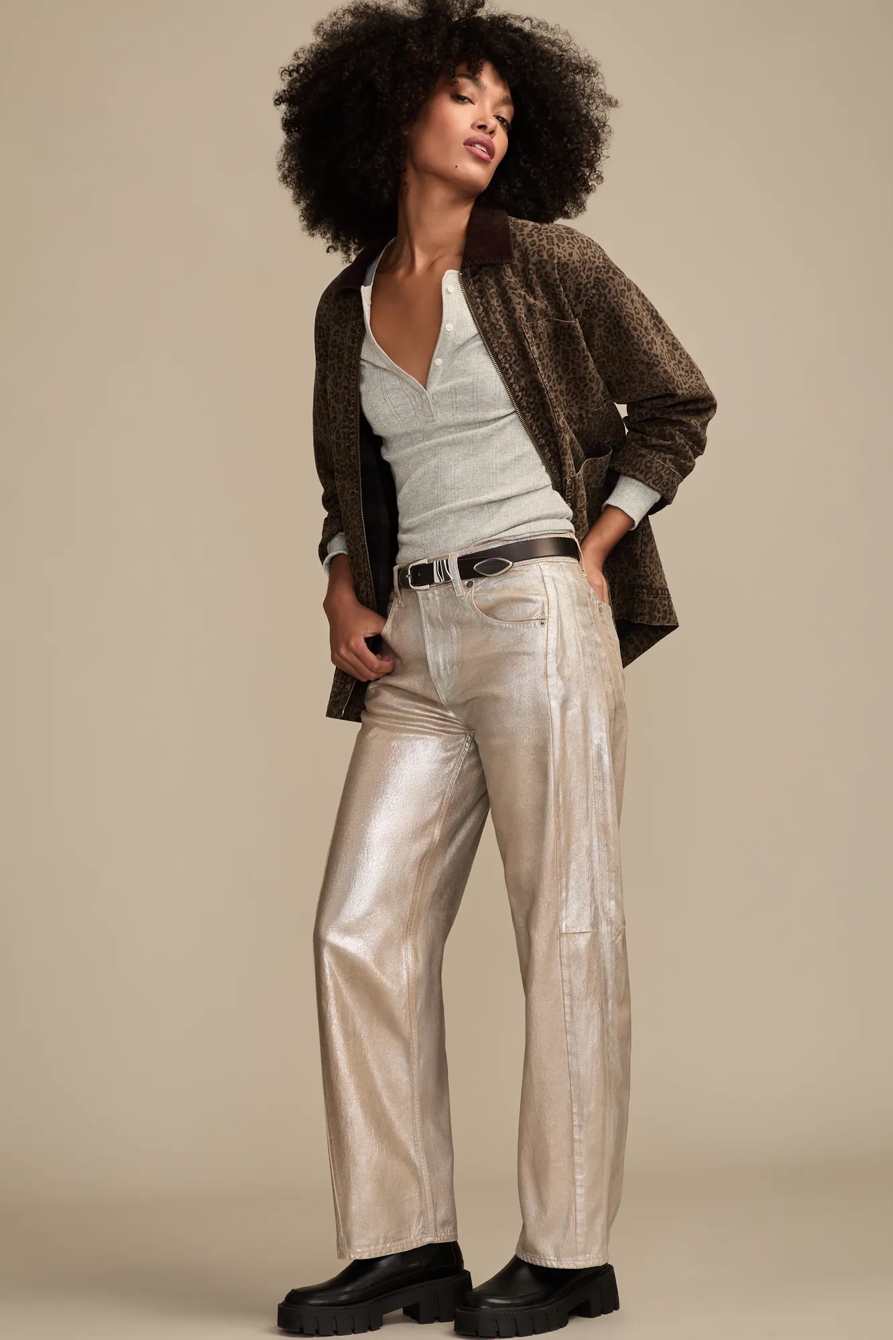 Lucky Legend Metallic Barrel Leg — CRUSHIN' ON KHAKI WASH — image 1