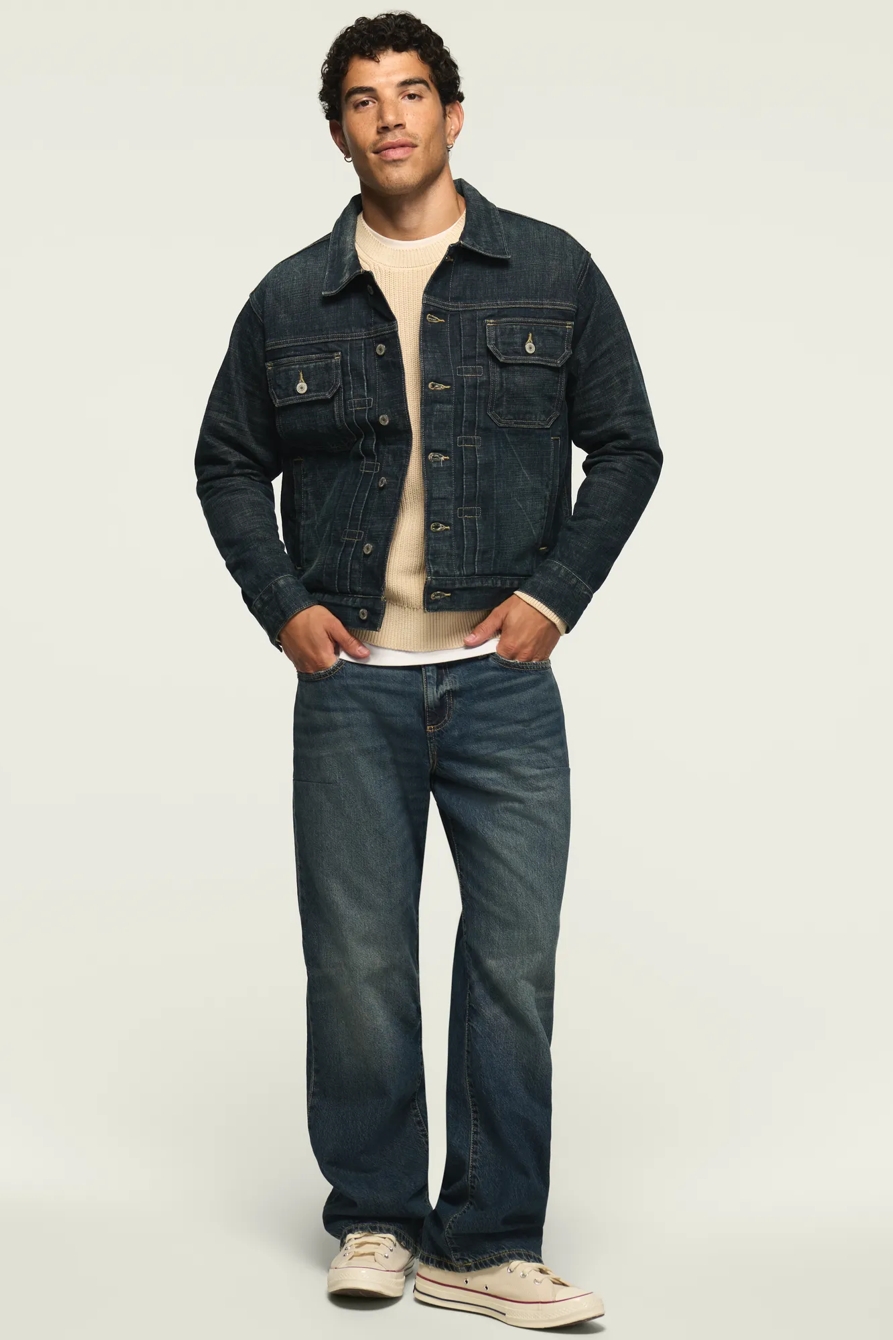 SELVEDGE DENIM JACKET — DUSTBORN — image 6