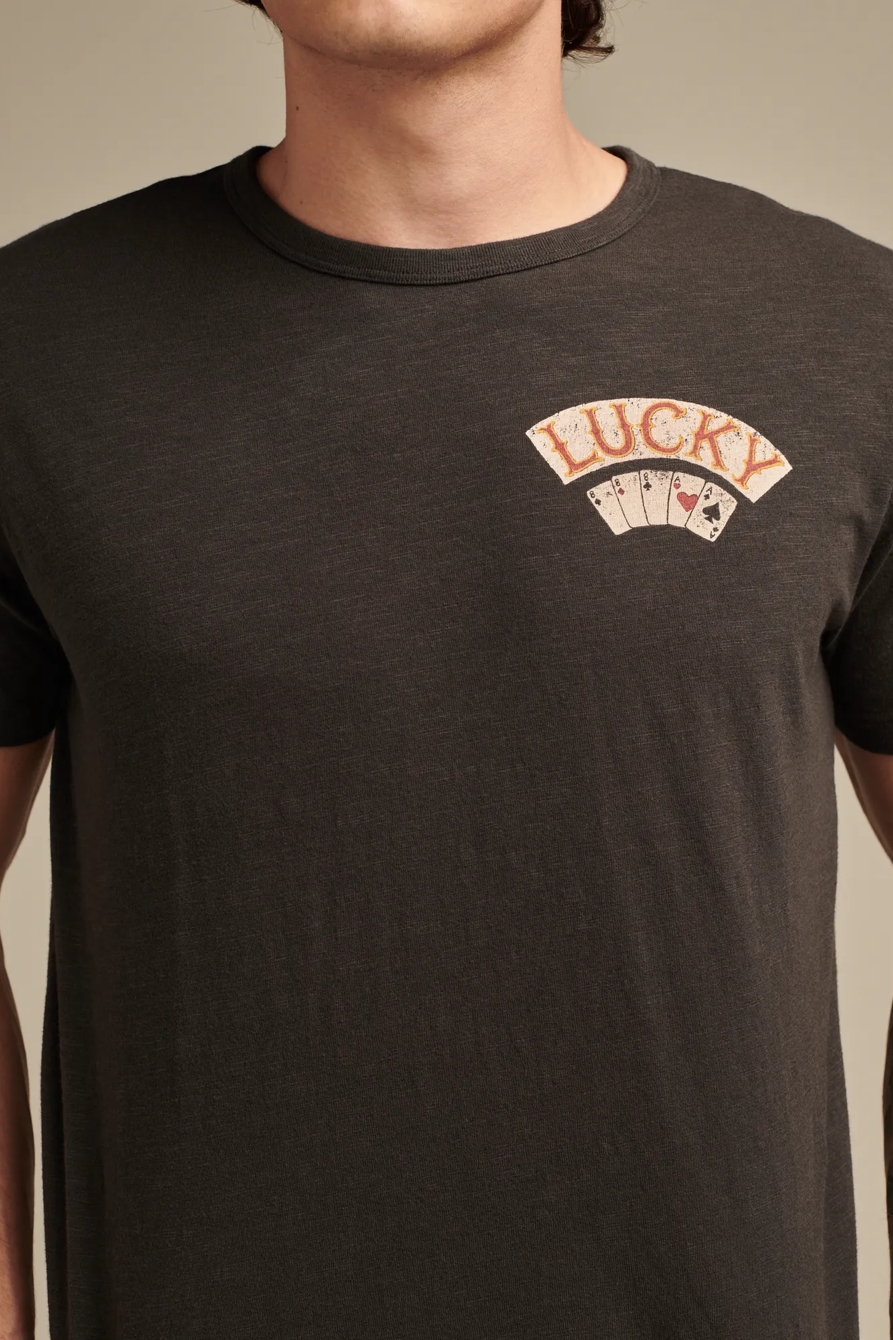 ACES OVER EIGHTS TEE — JET BLACK — image 3