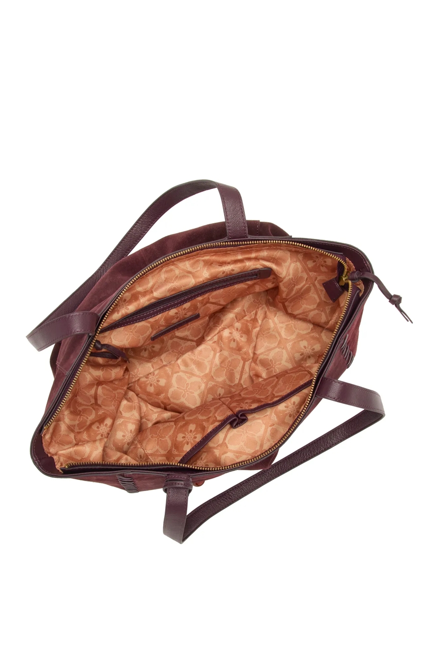 ANYA TOTE — BLACK CHERRY — image 3