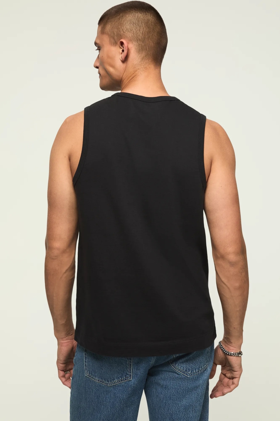 SUPIMA TANK — JET BLACK — image 3