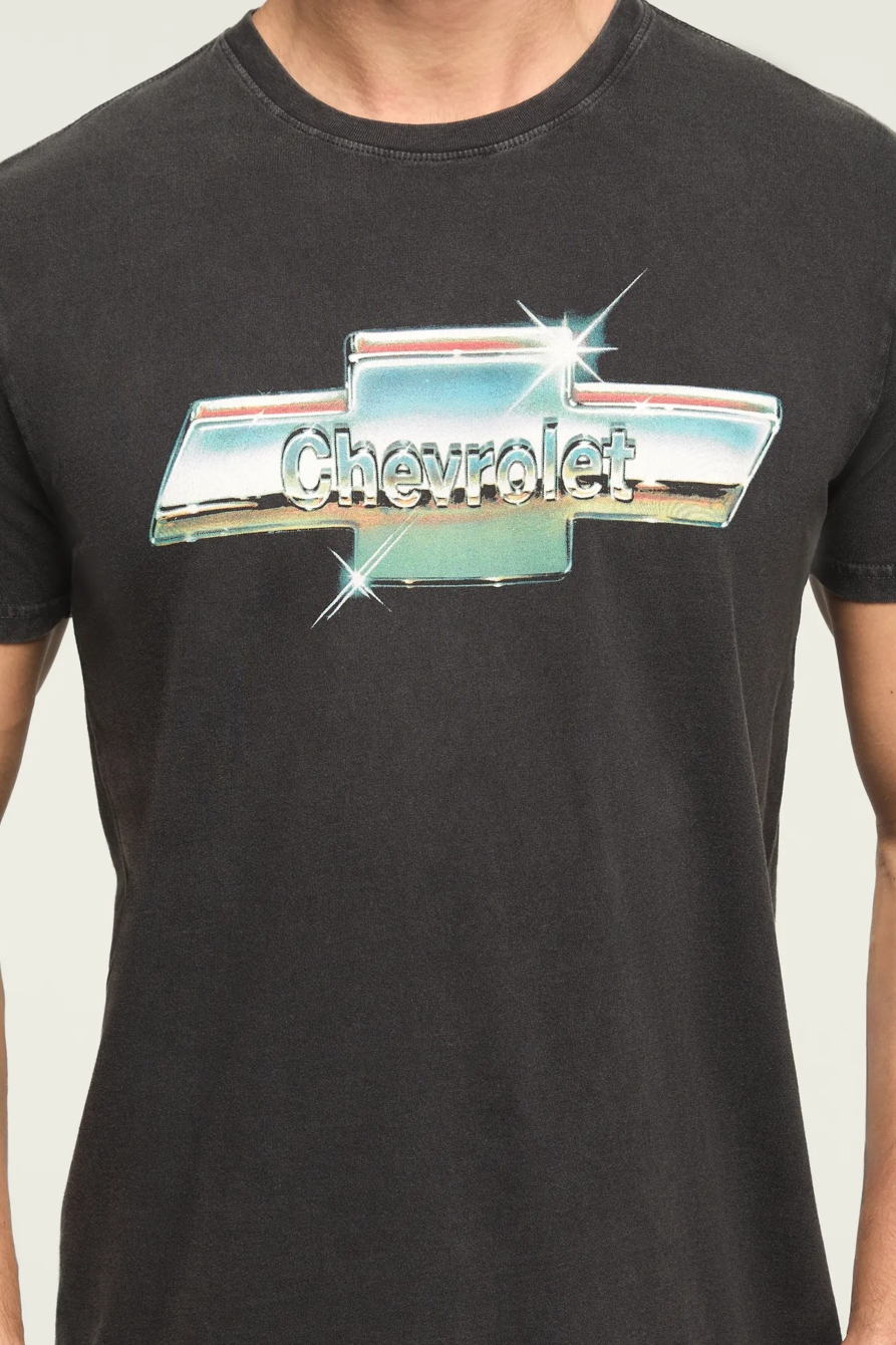 CHEVROLET CHROME TEE — CAVIAR — image 2