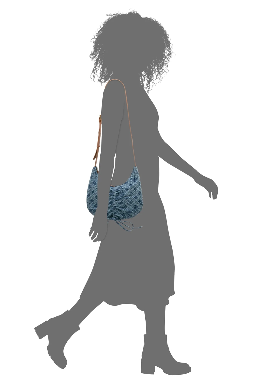 SUZIE DENIM CROSSBODY — BLUE — image 4