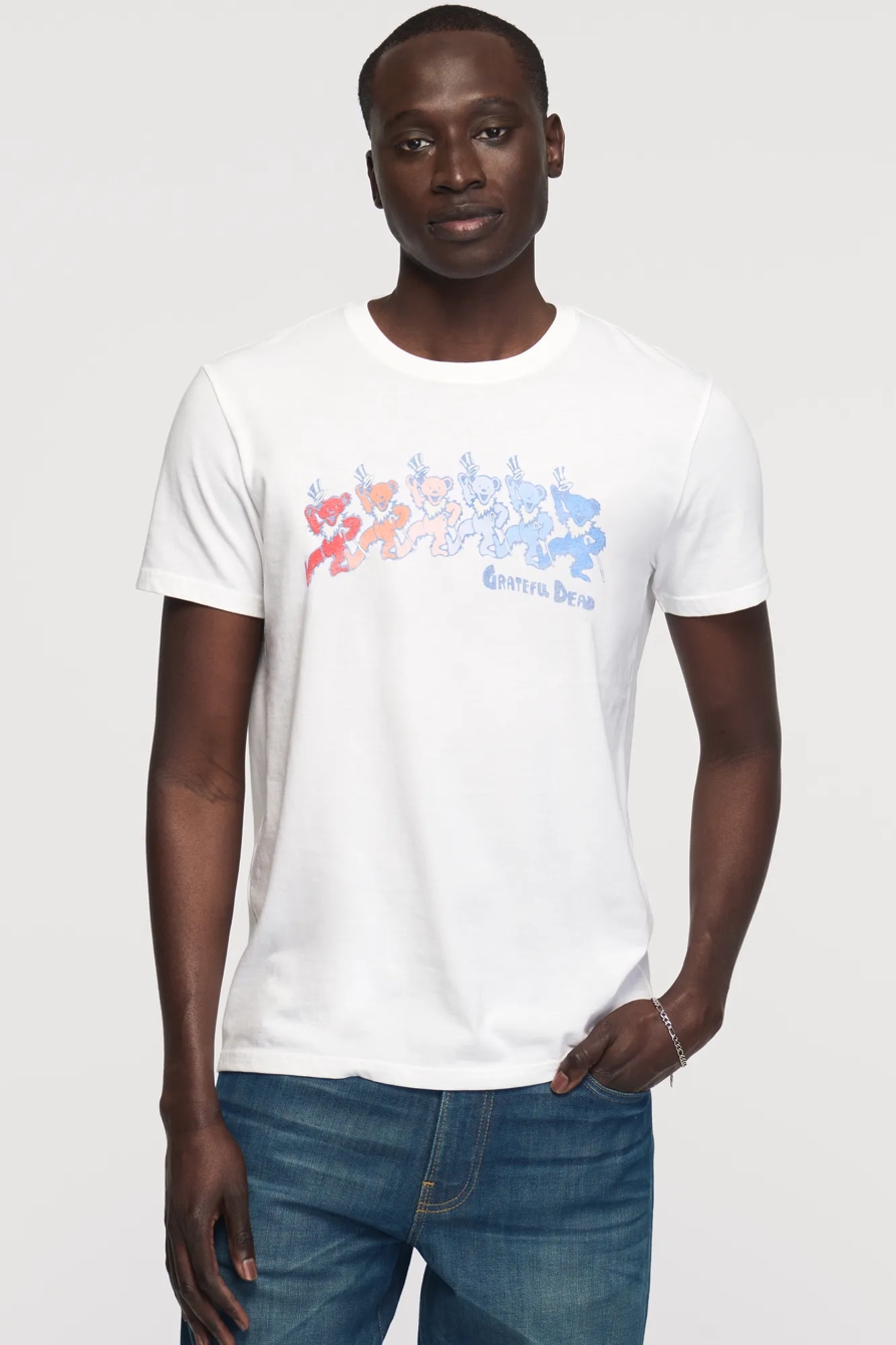 GRATEFUL DEAD BEARS TEE — BRIGHT WHITE — image 2