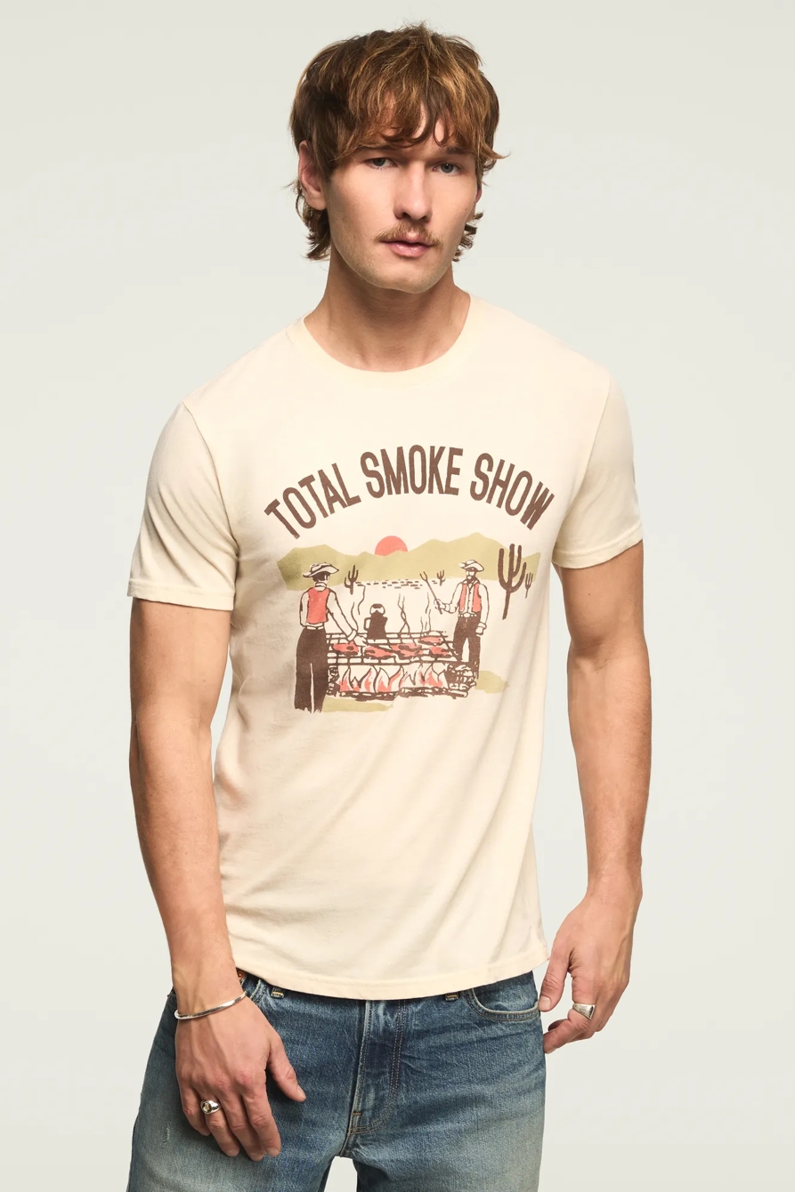 TOTAL SMOKE SHOW TEE — Turtledove — image 1