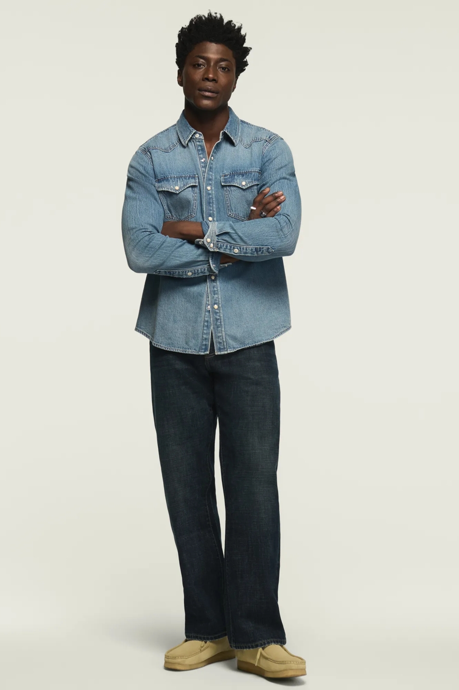 DENIM WESTERN SHIRT — CROSSWIND — image 2