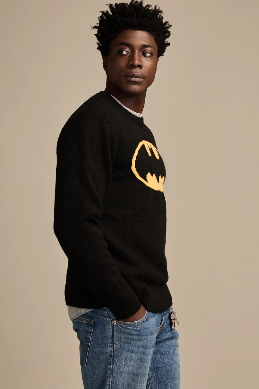 BATMAN SWEATER — BLACK MULTI — image 4