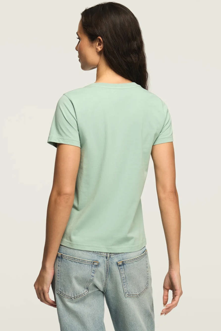 LUCKY LOGO FLORAL CLASSIC CREW — ETHER — image 3
