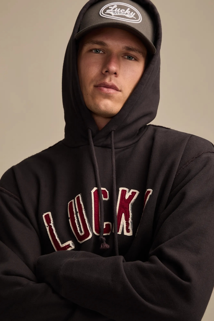 LUCKY ARCH HOODIE — NAVY — image 2