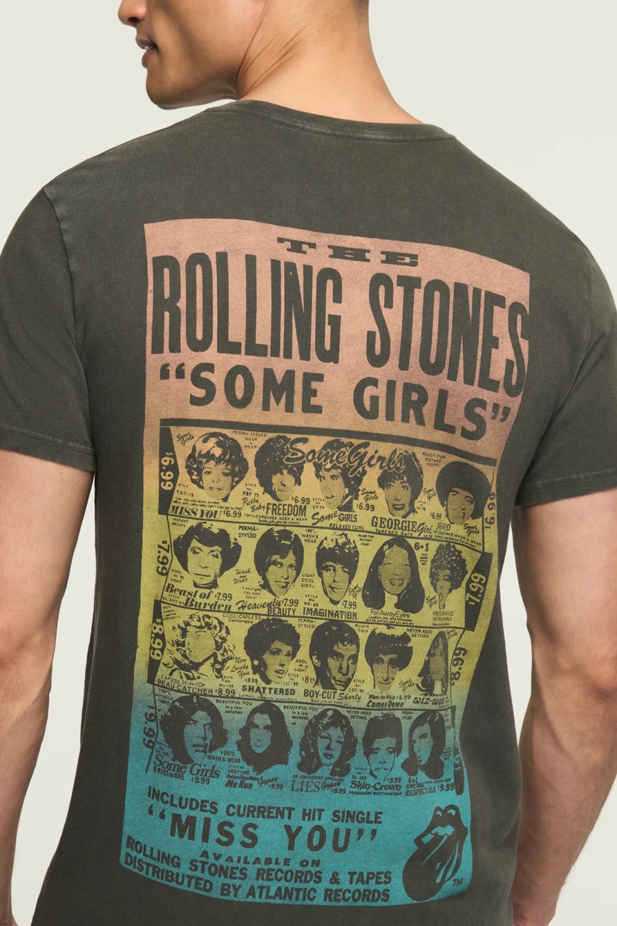 ROLLING STONES SOME GIRLS TEE — RAVEN — image 1