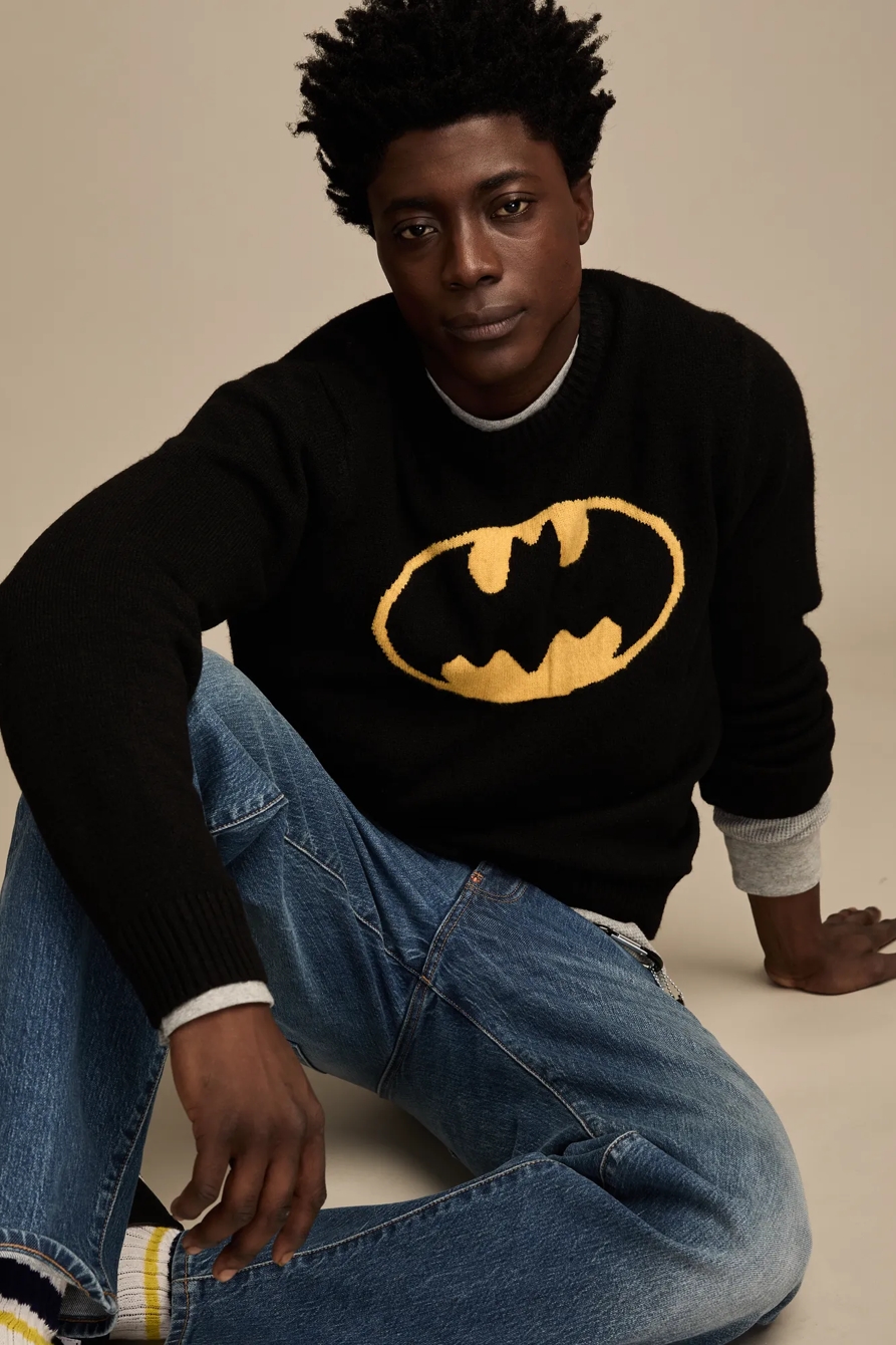 BATMAN SWEATER — BLACK MULTI — image 5