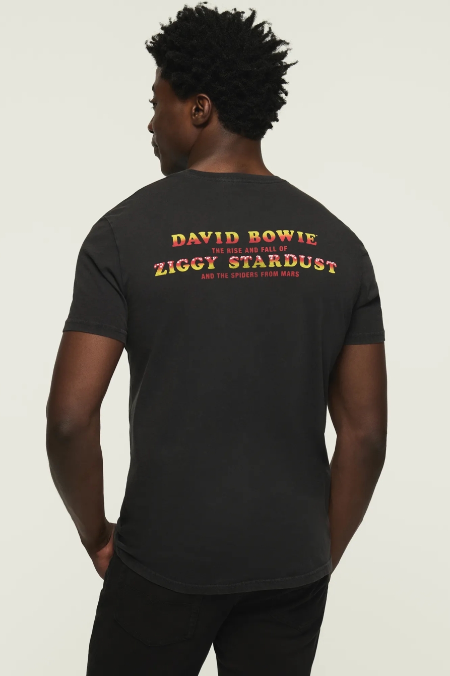 DAVID BOWIE ZIGGY STARDUST TEE — JET BLACK — image 2