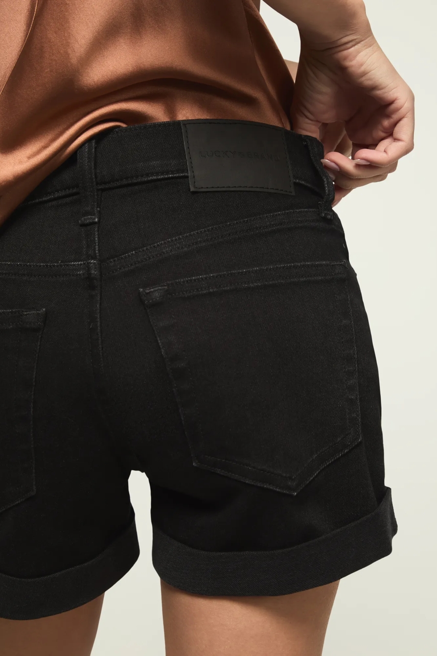 MID RISE AVA SHORT — CLEAN BLACK — image 4