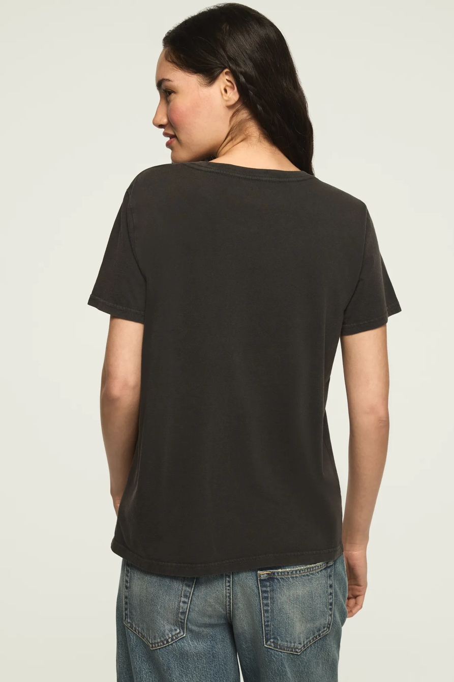 LUCKY ROSE MOTO CLASSIC CREW — JET BLACK — image 3