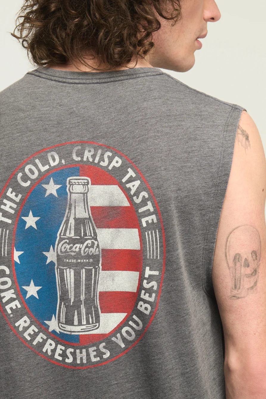 COCA-COLA AMERICA SLEEVELESS TEE — RAVEN — image 3