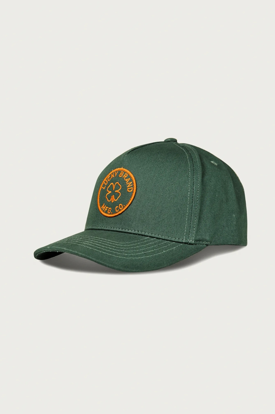 Lucky MFG Co. Embroidered Patch Hat — OPEN GREEN — image 1