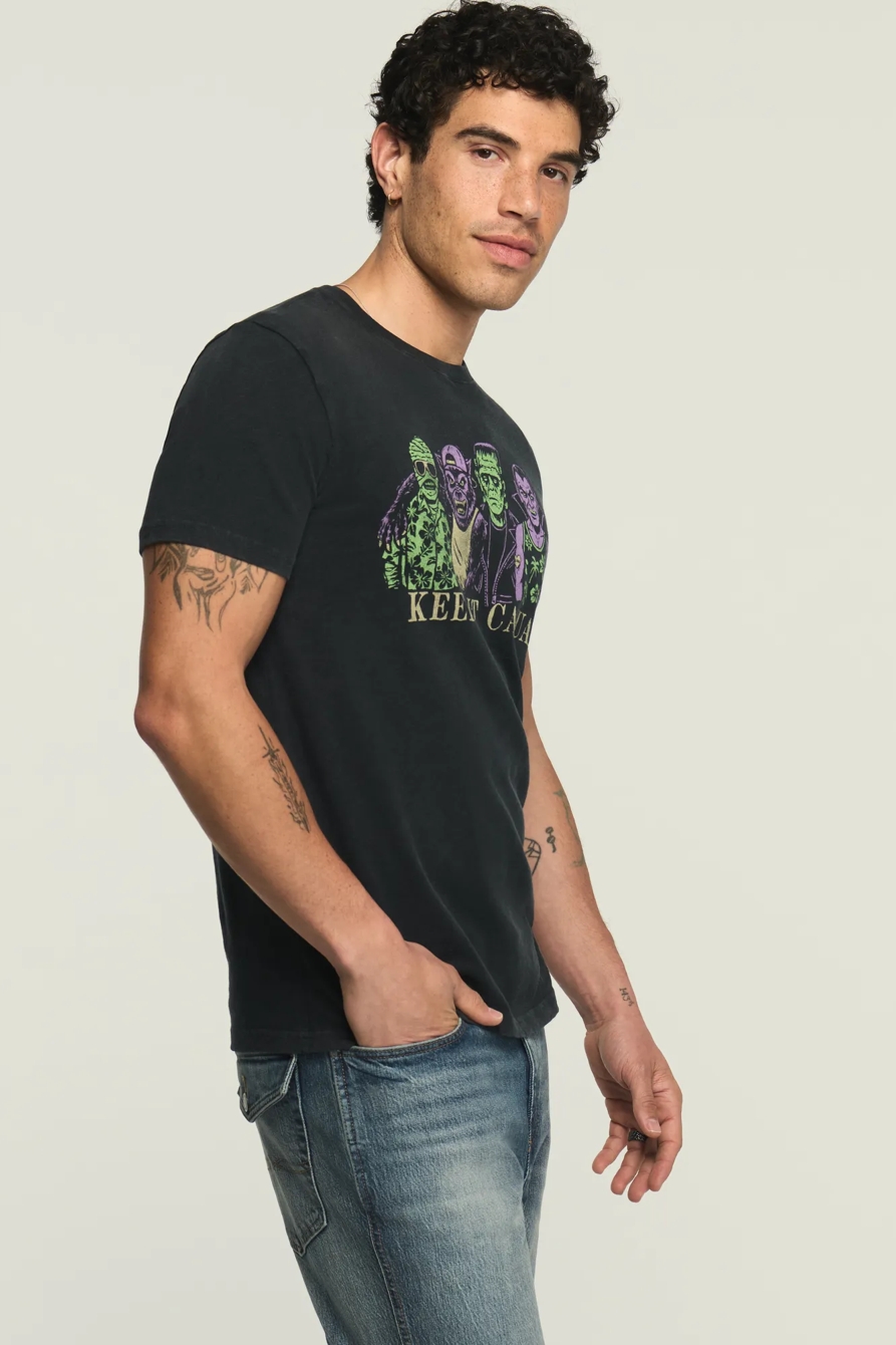 CASUAL MONSTERS TEE — JET BLACK — image 3