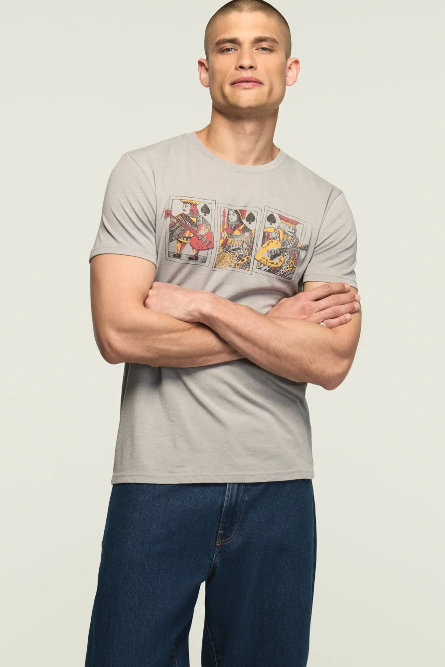 PLAYING CARDS TEE — WILD DOVE — image 2