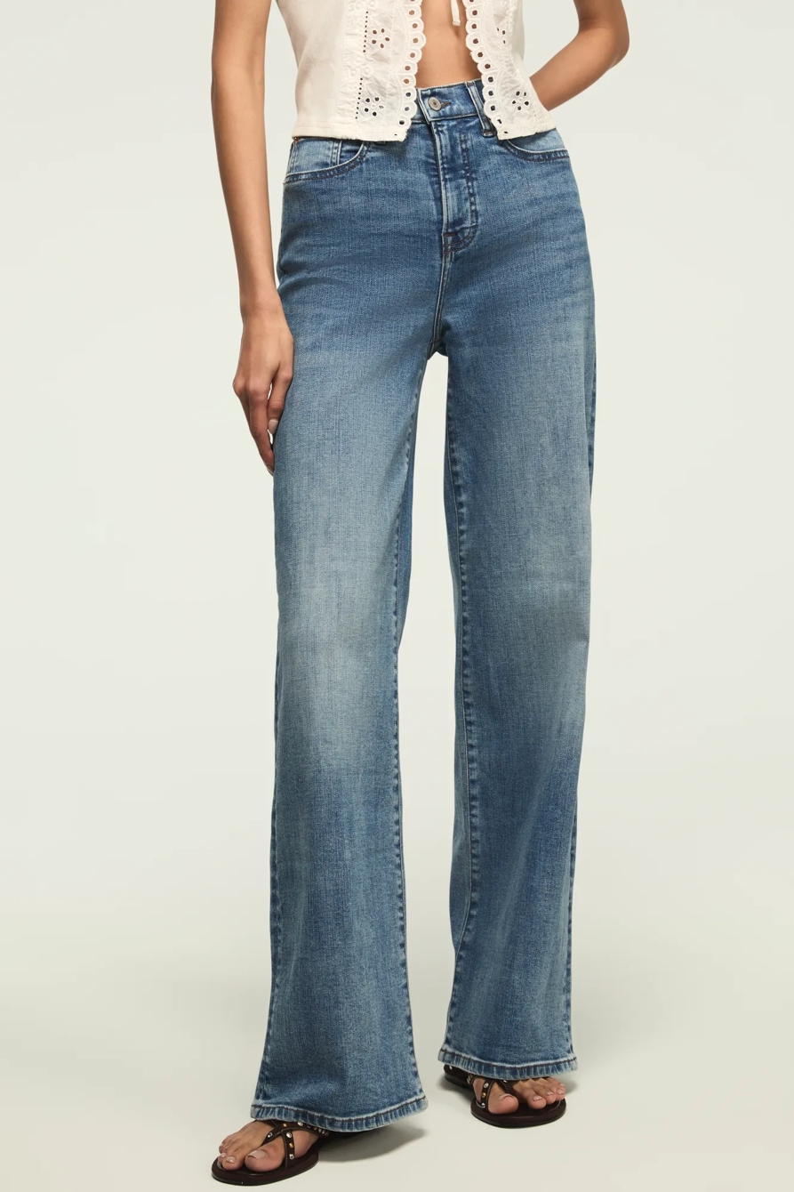 HIGH RISE STEVIE WIDE LEG — FADING FABLES WASH — image 2