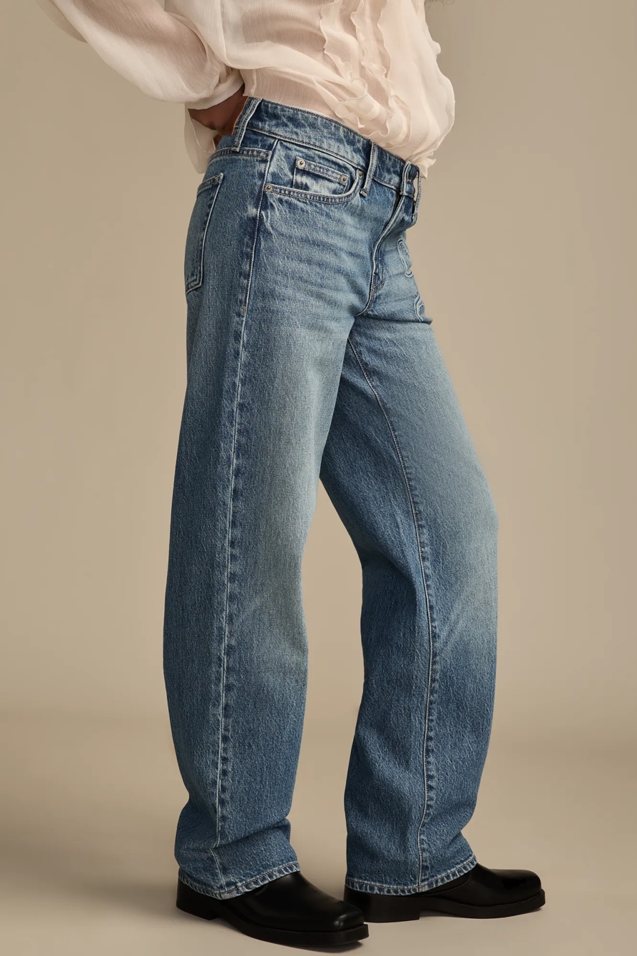 Lucky Legend Embellished Bow Baggy — BOW DOWN WASH — image 6