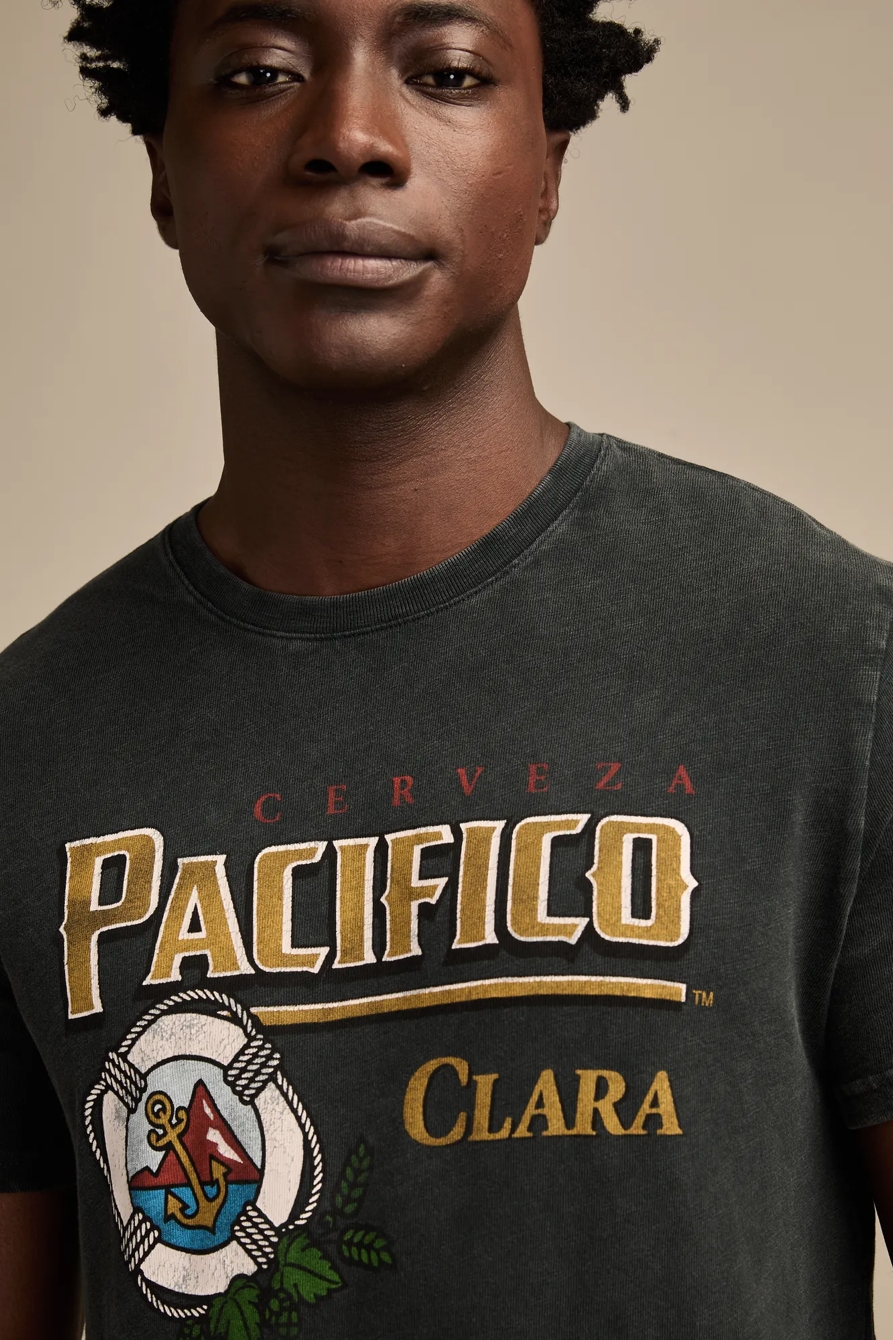 PACIFICO LOGO TEE — JET BLACK — image 1