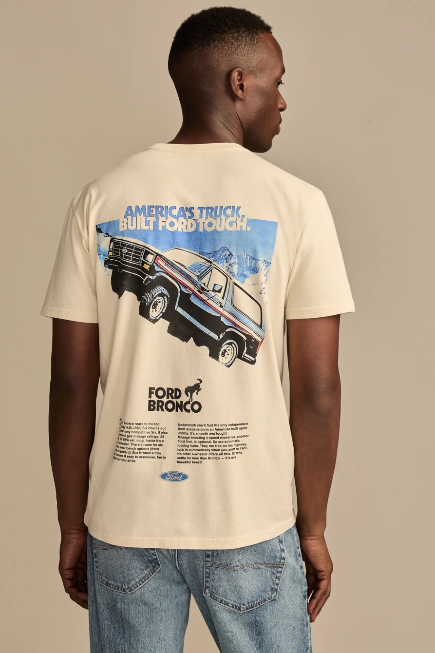 FORD BRONCO TEE — BONE WHITE — image 1