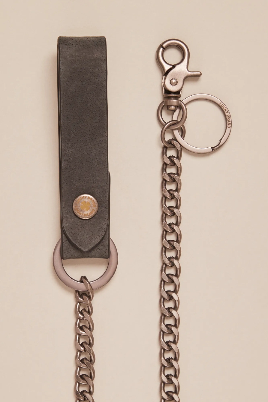 WALLET AND KEY CHAIN GIFT SET — BLACK — image 5