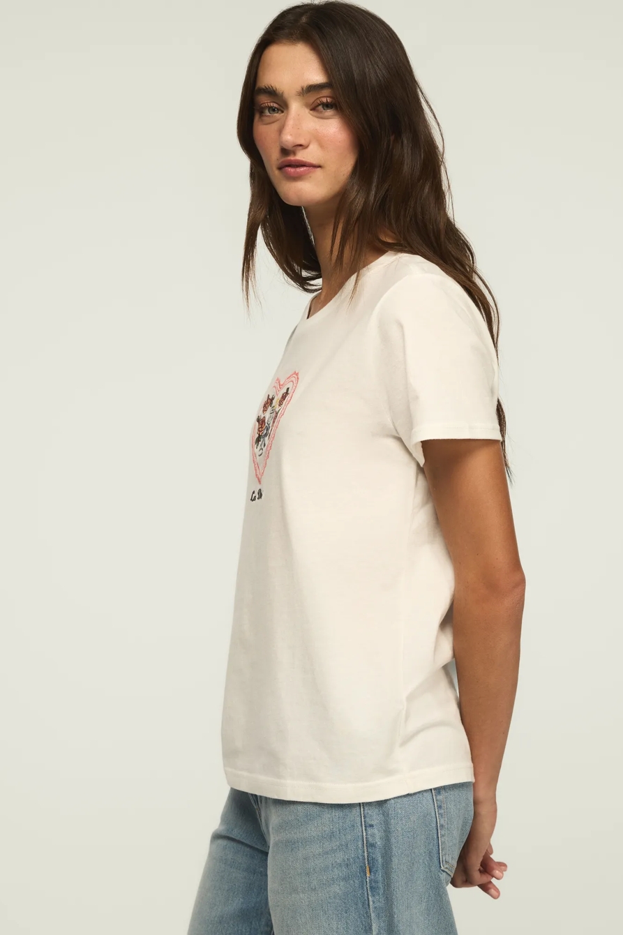 LOVE DRUNK CLASSIC CREW — BRIGHT WHITE — image 3