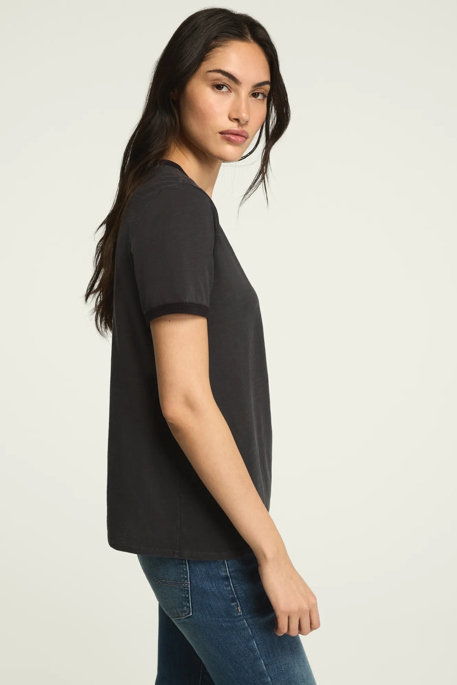 LUCKY SCRIPT CLASSIC CREW — JET BLACK — image 3