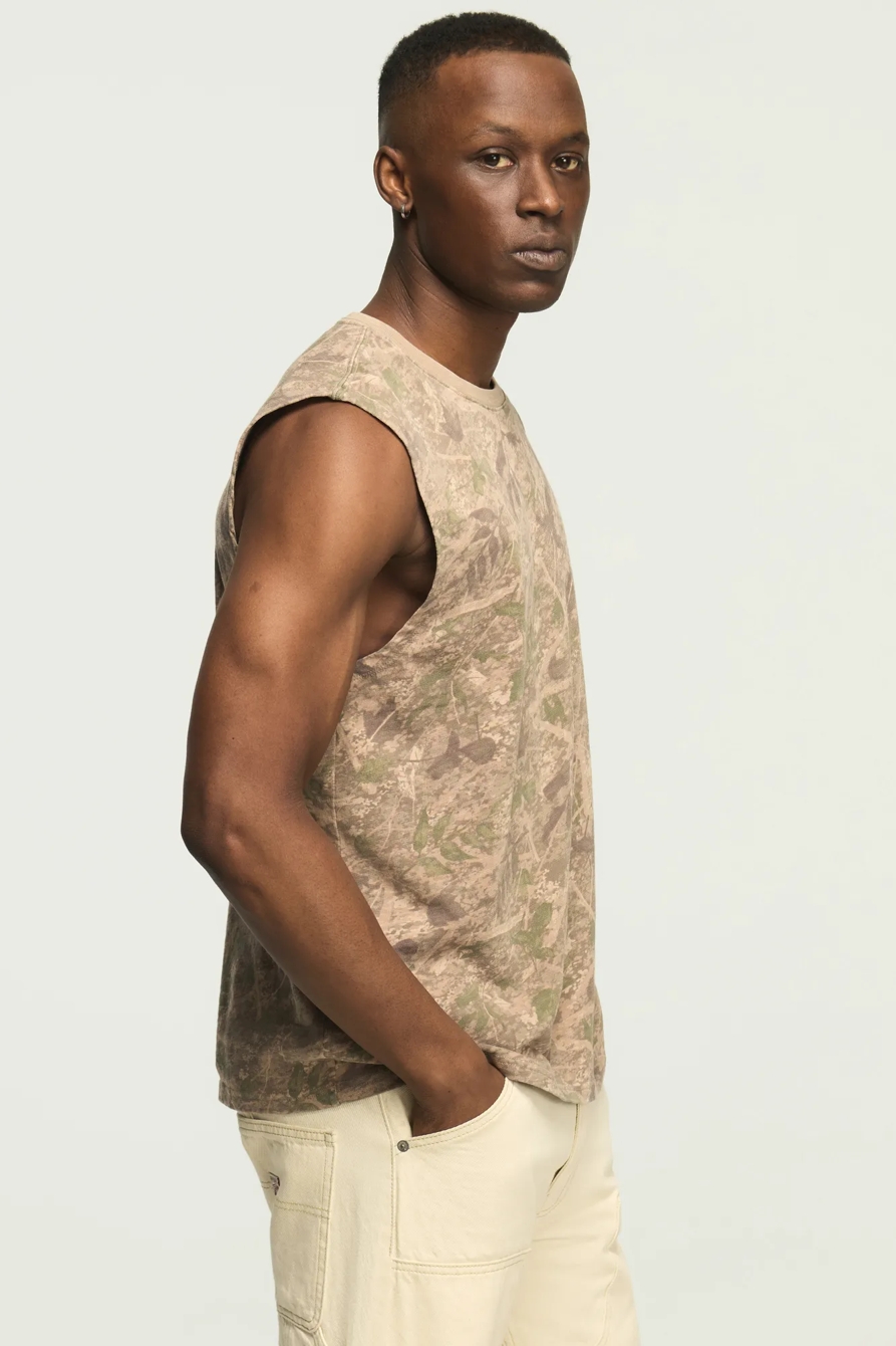 CAMO MUSCLE TANK — CAMO (ARMY COLORS) — image 3