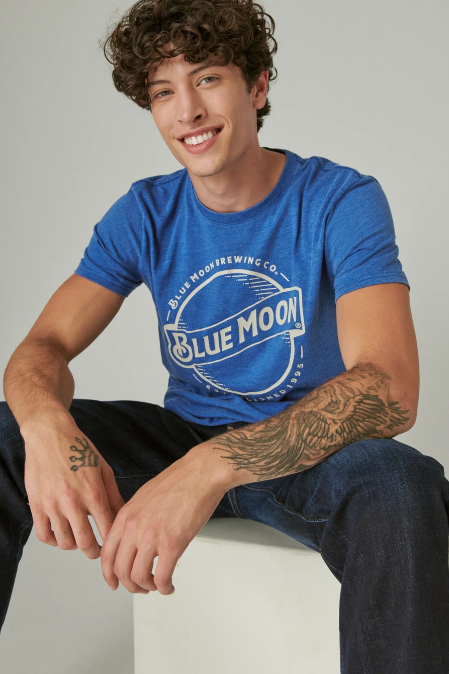BLUE MOON TEE — MONACO BLUE — image 1