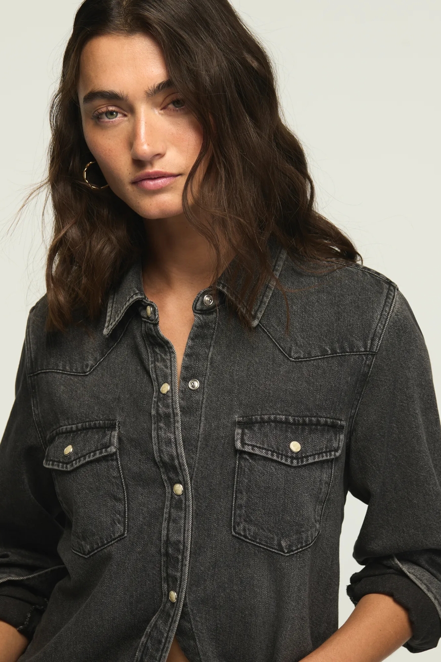 DENIM WESTERN SHIRT — FETCHING — image 5