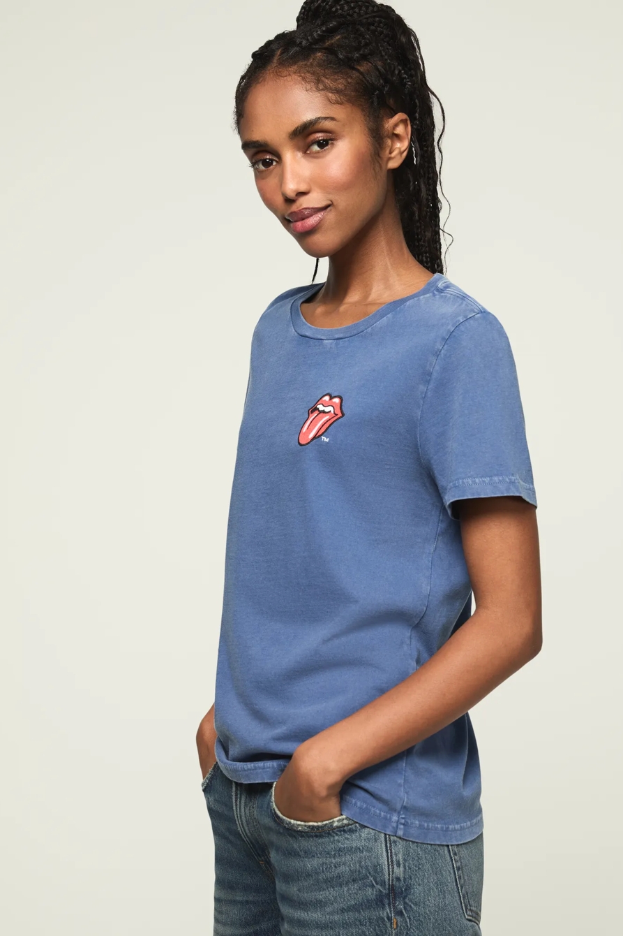 ROLLING STONES PATCH CLASSIC CREW — TRUE NAVY — image 3
