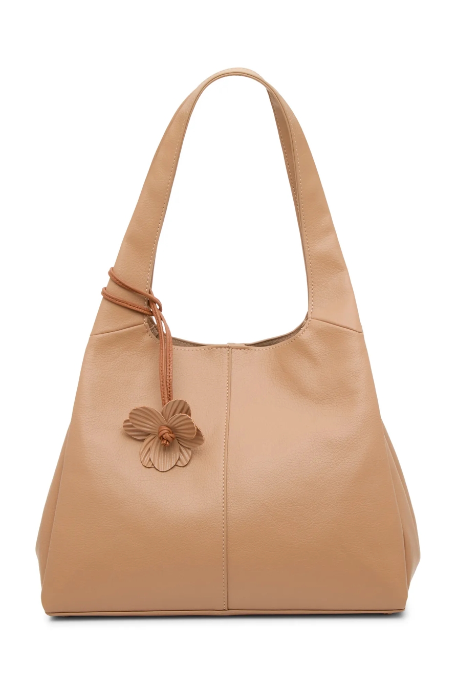 SURI VEGAN LEATHER  TOTE — BUTTERCREAM — image 1