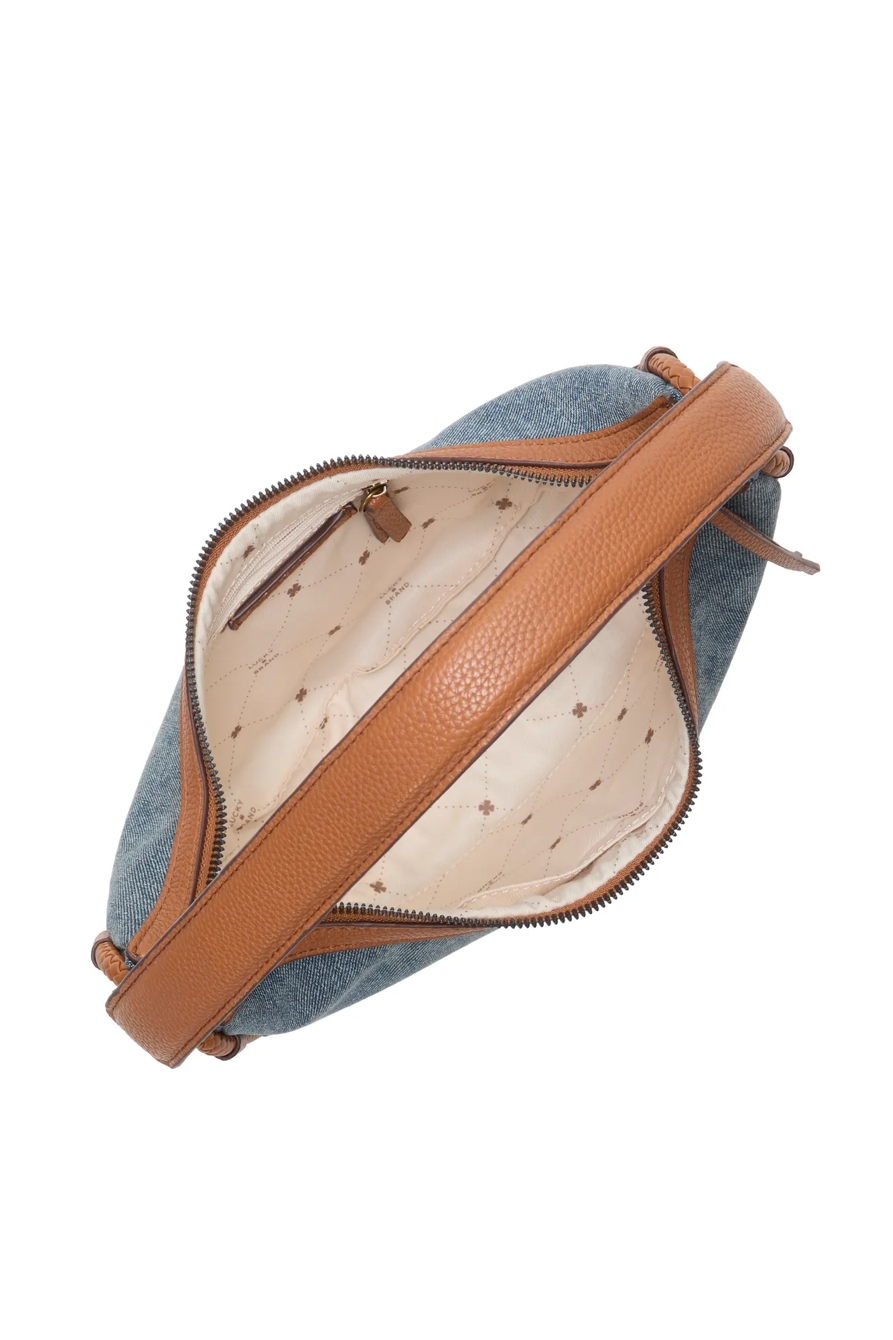 EZRI SHOULDER BAG — OPEN BLUE/TURQUOISE — image 3
