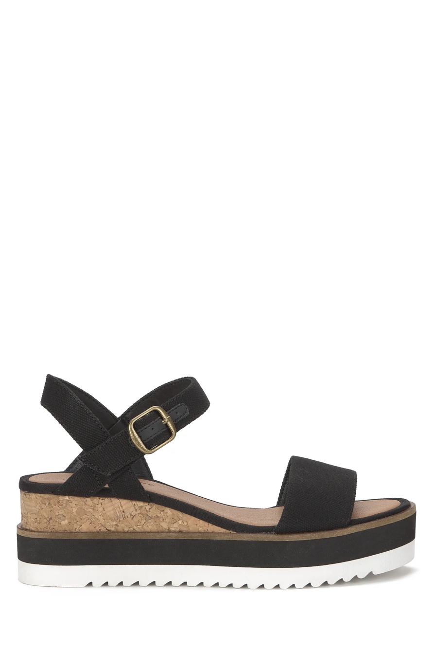 TEMAYA PLATFORM SANDAL — BLACK — image 5