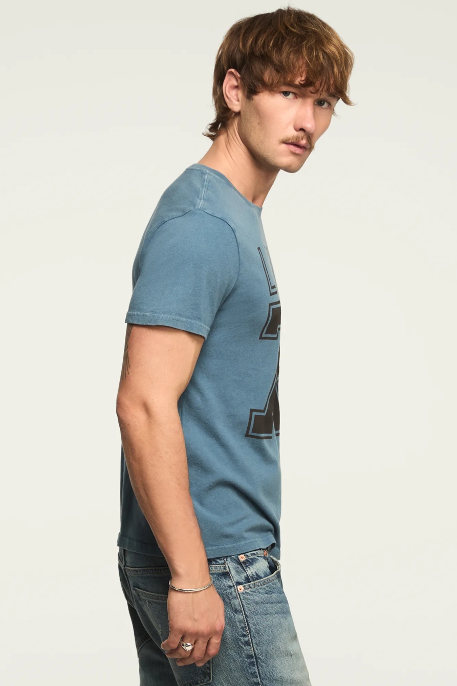 LUCKY PLAYING CARDS FOOTBALL TEE — REAL TEAL — image 4